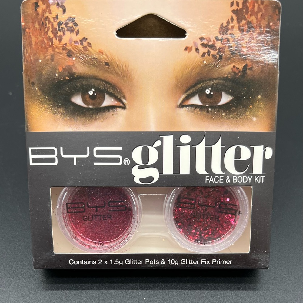 BYS Glitter Face & Body Kit - Fuchsia